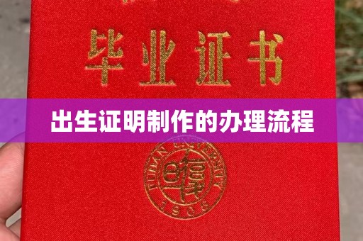 德宏出生证明制作的办理流程